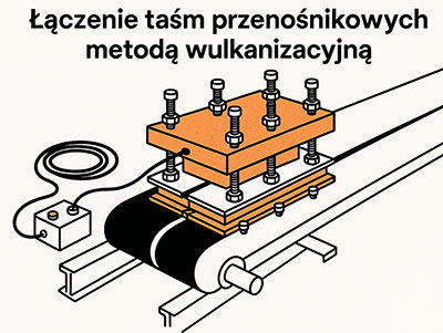 Łączenie taśm przenośnikowych metodą wulkanizacyjną